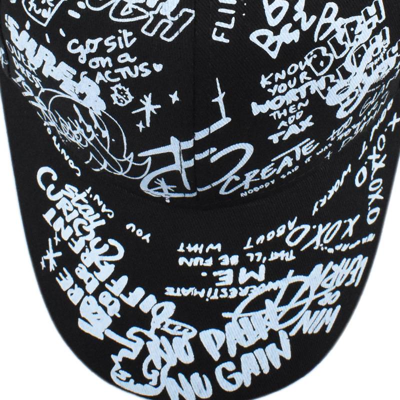 Women's Graffiti Printing Baseball Cap 5