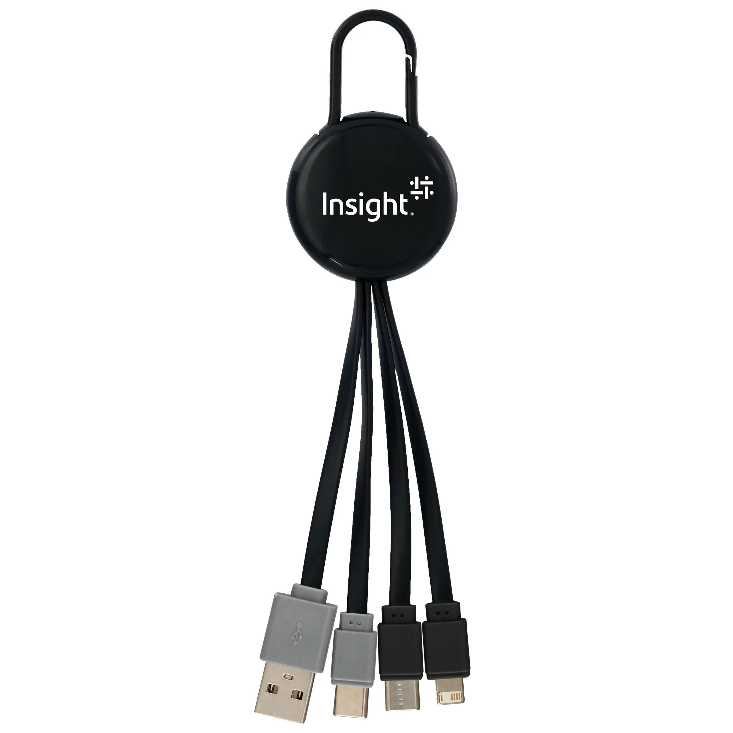COLORFUL CLIP DUAL INPUT 3 IN 1 CHARGING CABLE 6