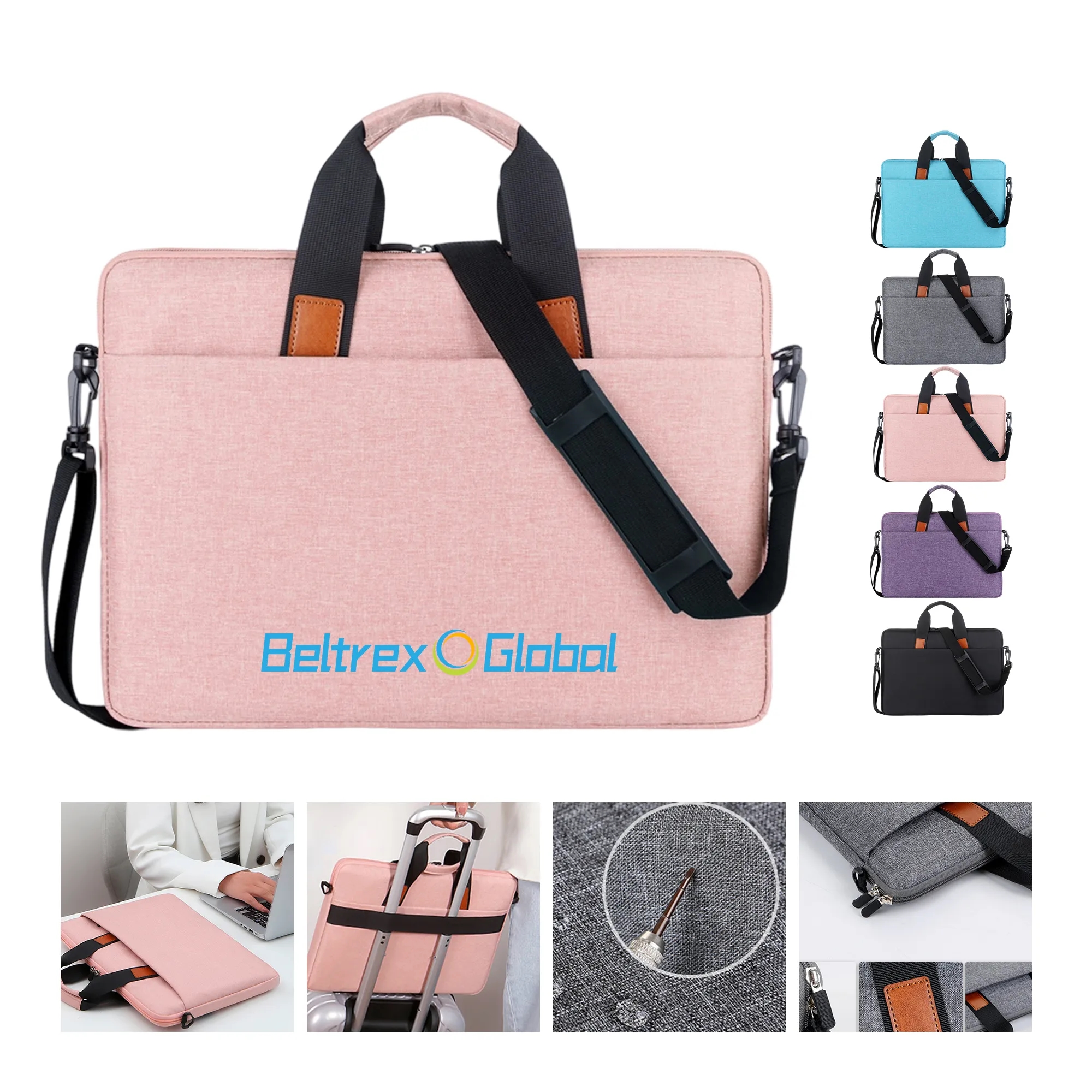 Minimalist Trolley Style Handbag with Spacious Interior 6