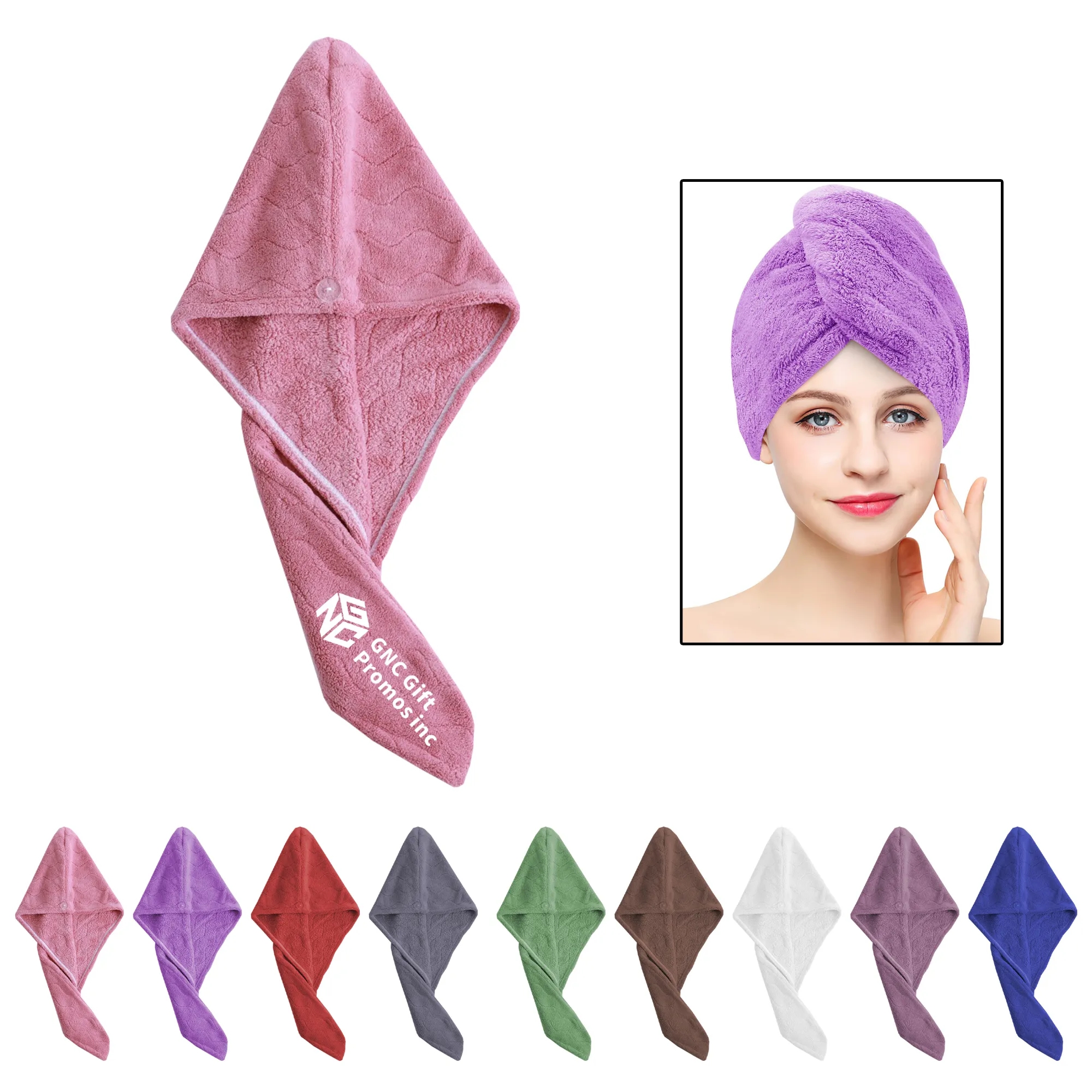Quick Drying Towel Shower Cap 15