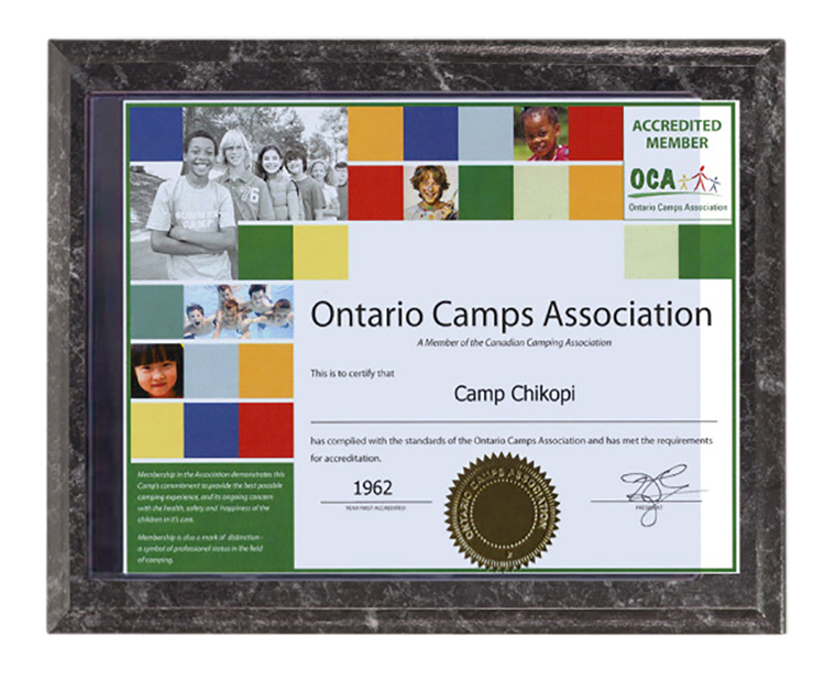 Pocket Slide In Certificate Plaque-Marbled Black