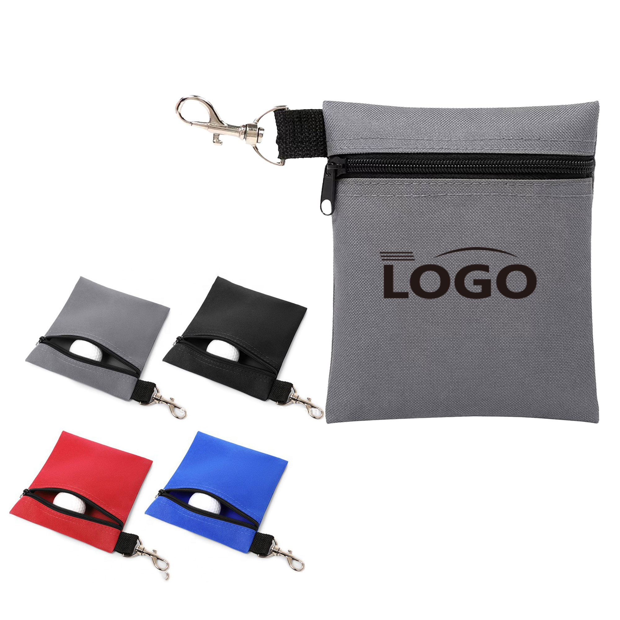 Portable Golf Tee Pouch Nylon Waist Holder 1