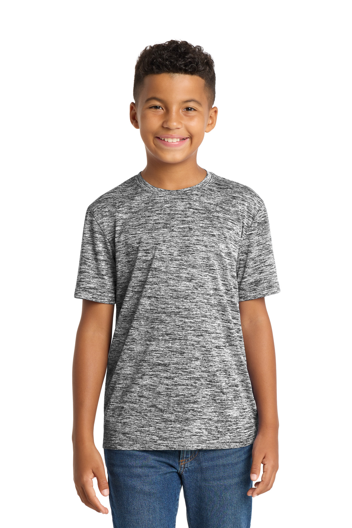 Sport-Tek Youth PosiCharge Electric Heather Tee. YST390 70