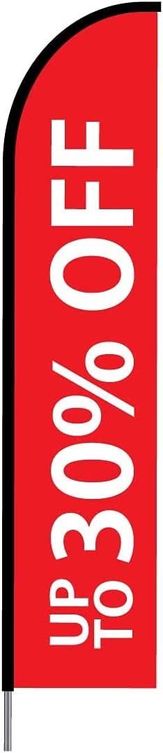 Upto 30% Off Flag Kit 15' Feet Feather Flag Sign feather banners Outdoor Banner 3