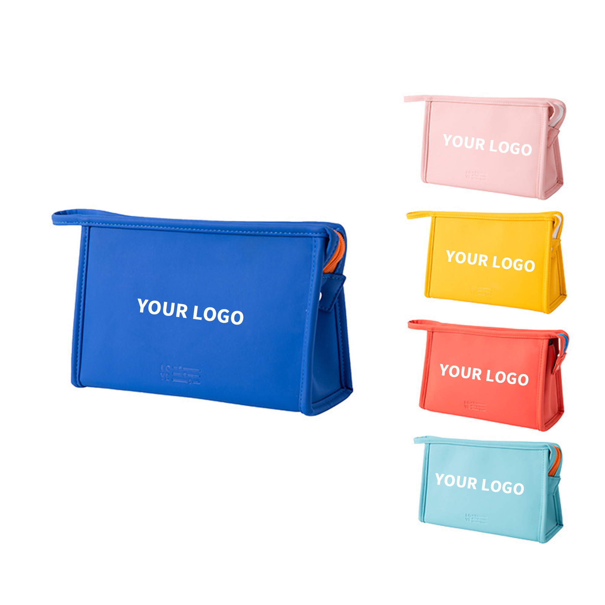 PU Zipper Pouch For Tools And Makeup 10.6" x 5.5" 2