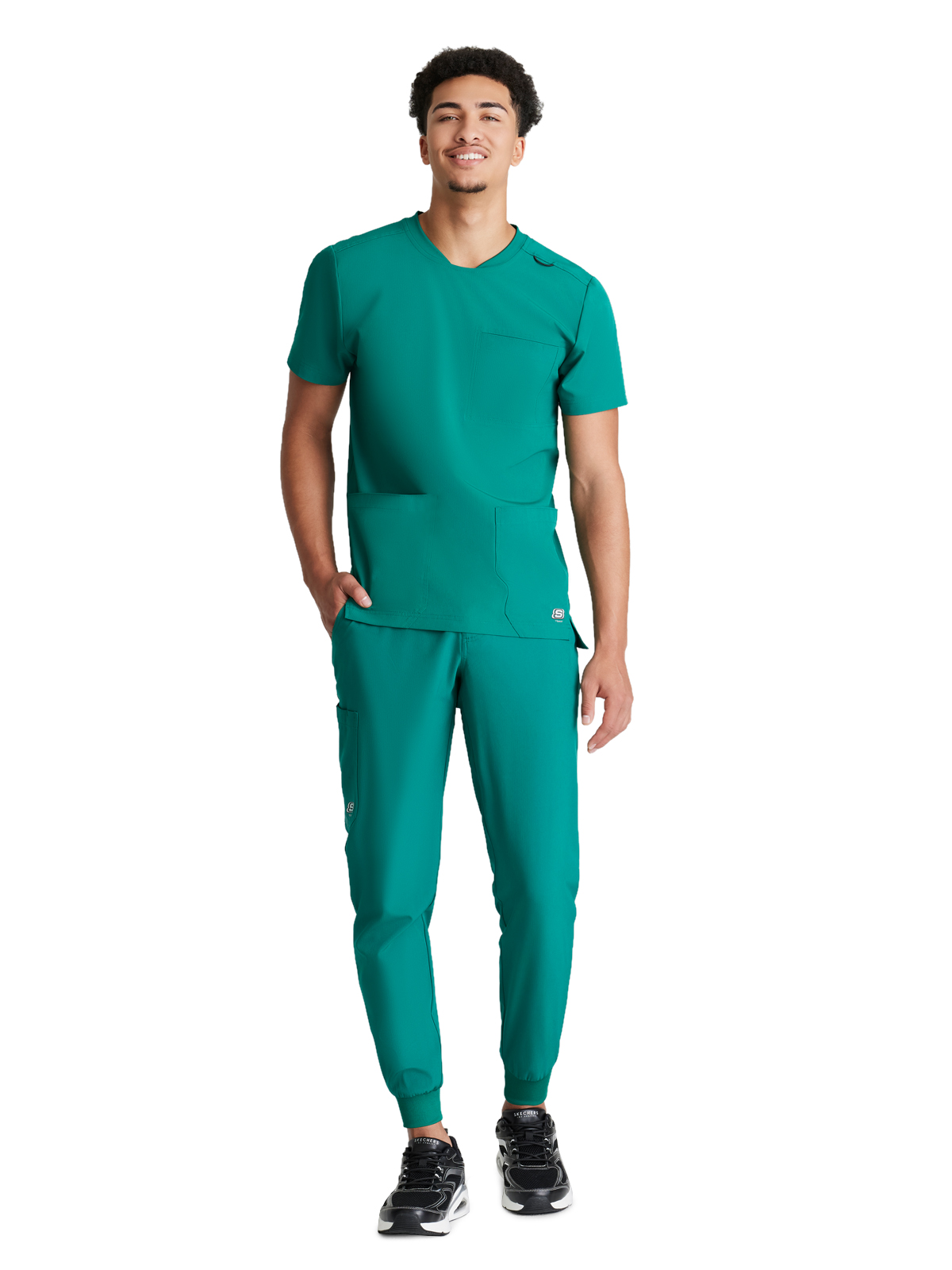 Skechers - Men's Three-Pocket Round Neck Thesis Scrub Top 15