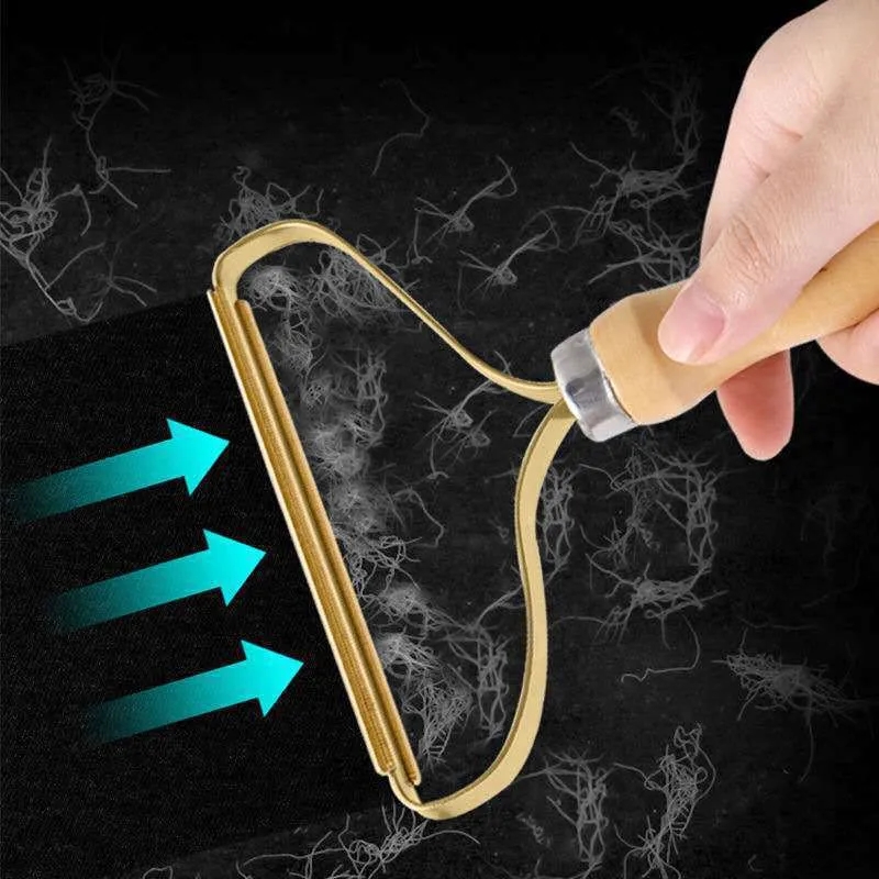Carpet Pet Pet Hair Remover Brush With Wooden Handle 3