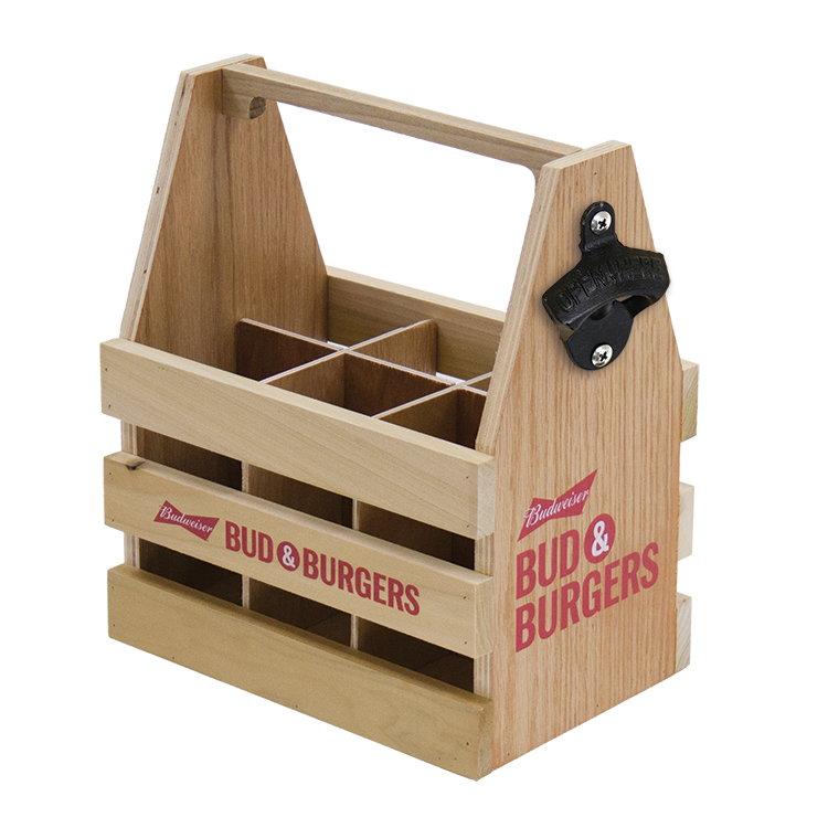 Six-Pack Crate with Bottle Opener