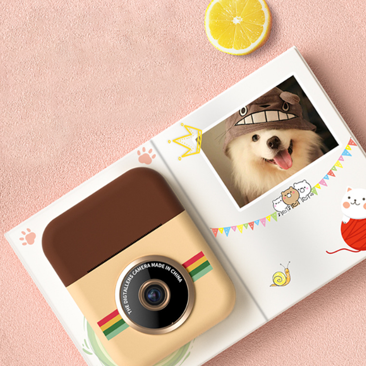Mini Digital Camera W/ Retro Design and Custom Logo Print 4