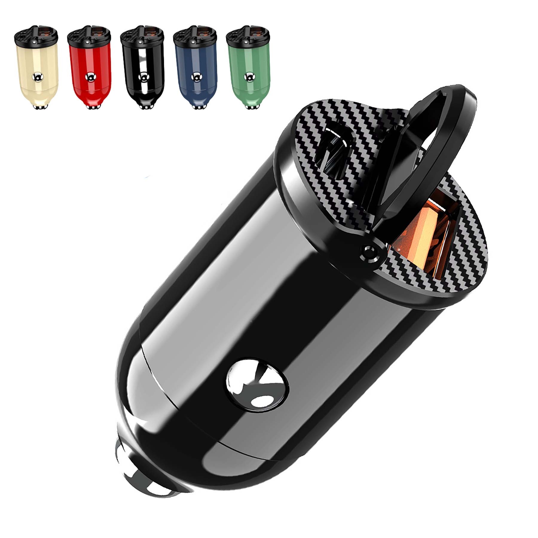 Mini 2 Port Car Charger 30W 7