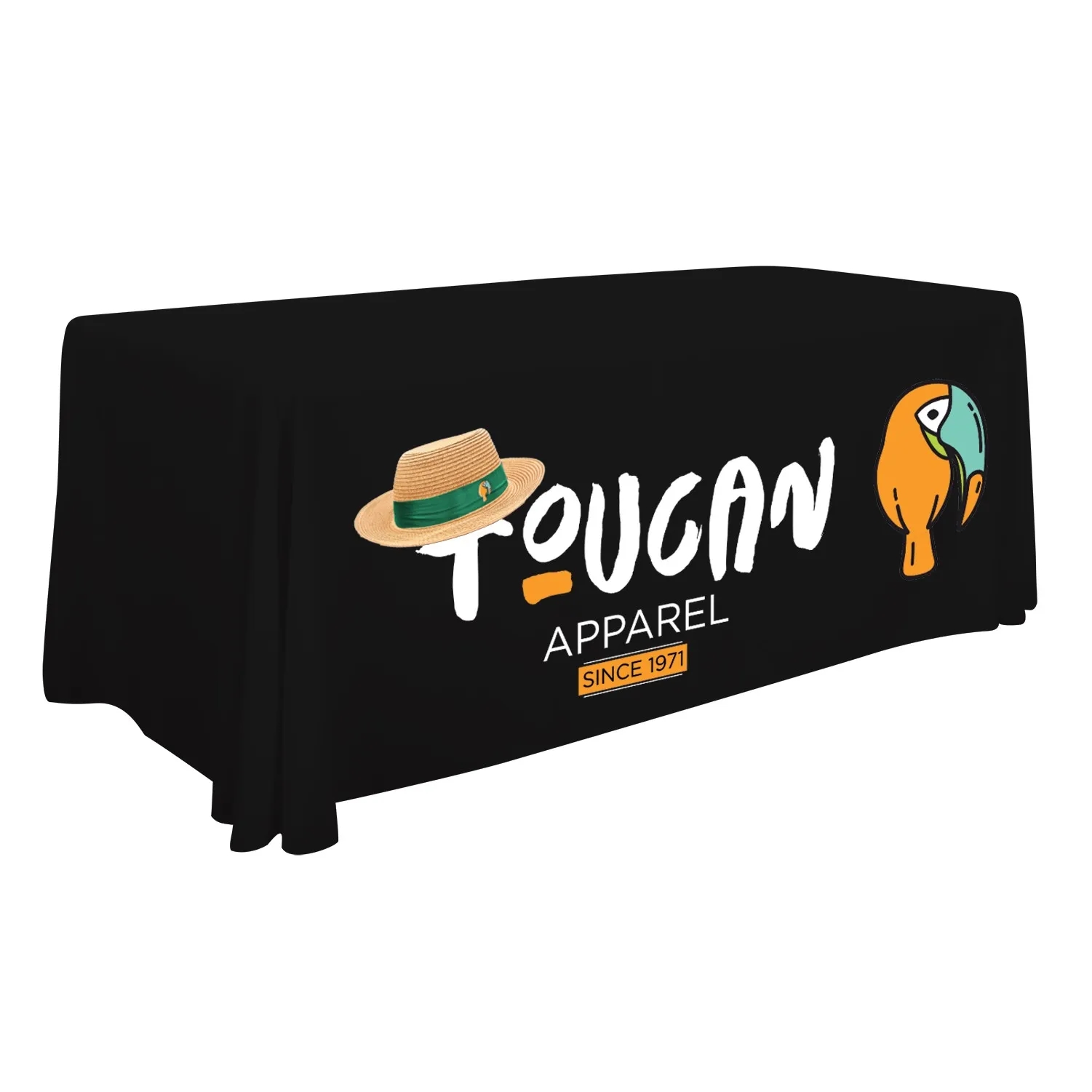 6FT Back Open Fully Printed Table Throw (Sublimated ) 2