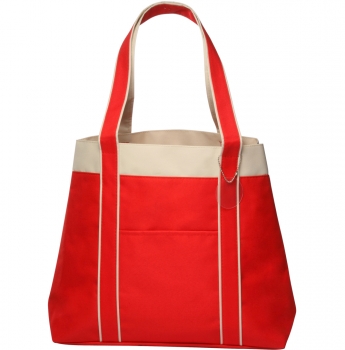 Donna Polyester Tote Bags, custom tote bag with logo imprint 4