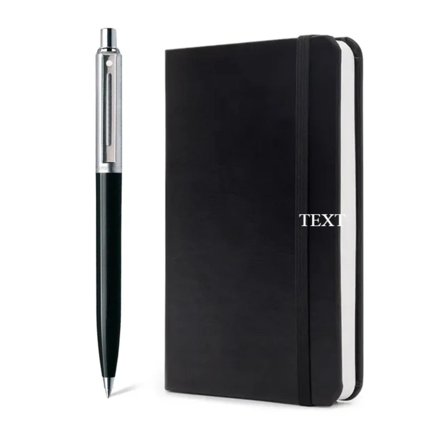 SHEAFFER® Executive Gift Set Sentinel Black 321 Ballpoint Pen with Medium Hard Notebook 2