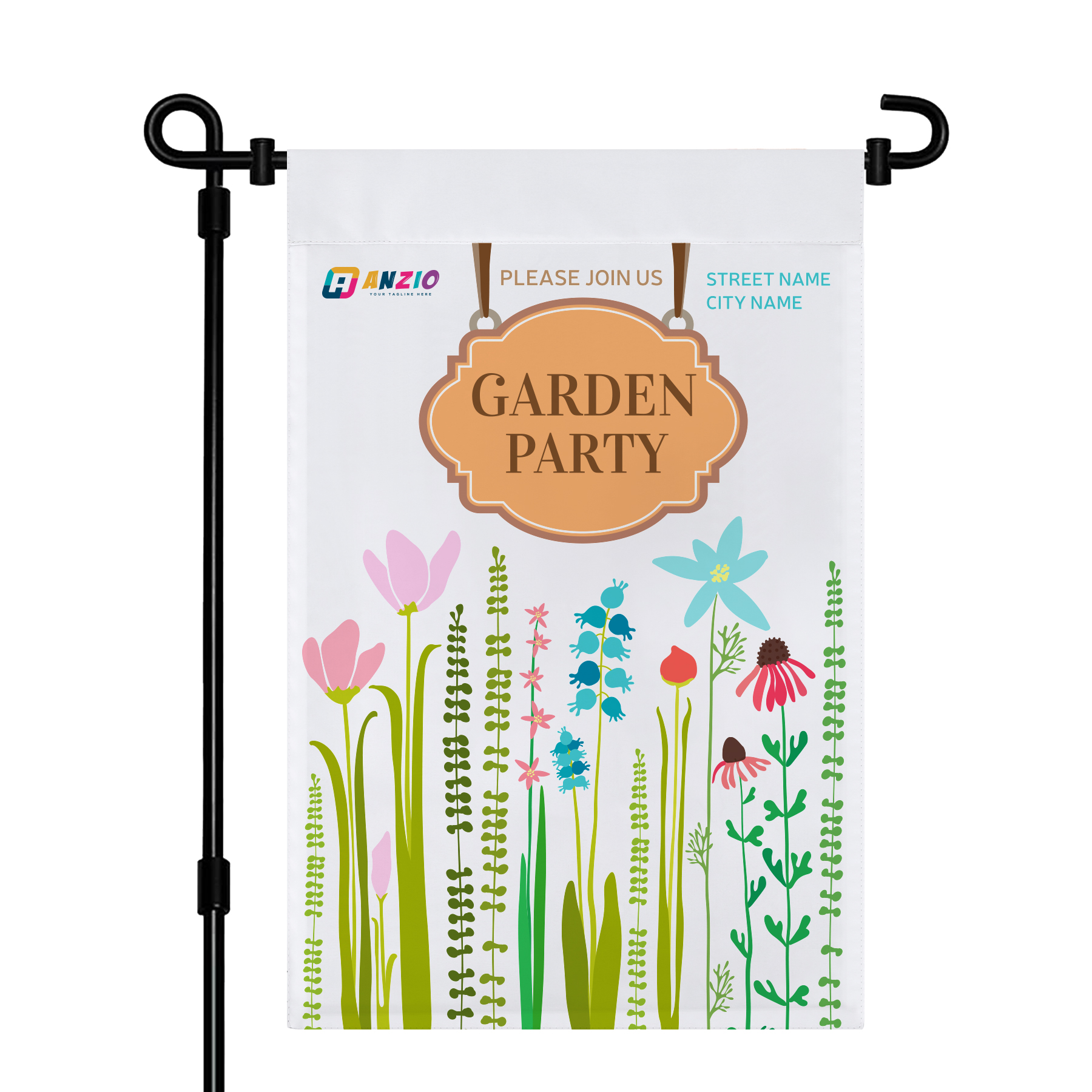 12" X 18" Custom Double-Sided Polyester Garden Flag 2