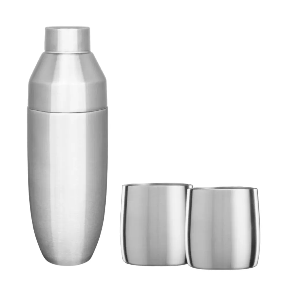 Snowfox Insulated Cocktail Shaker and Rocks Barware Set 10