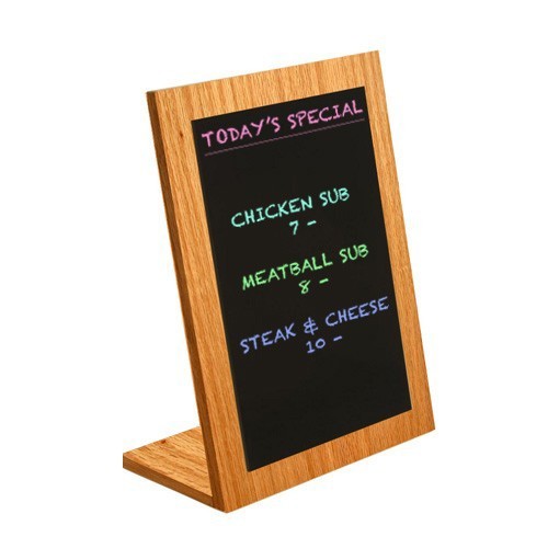 Countertop Wood Wet-Erase Board 8 5"w x 11"h