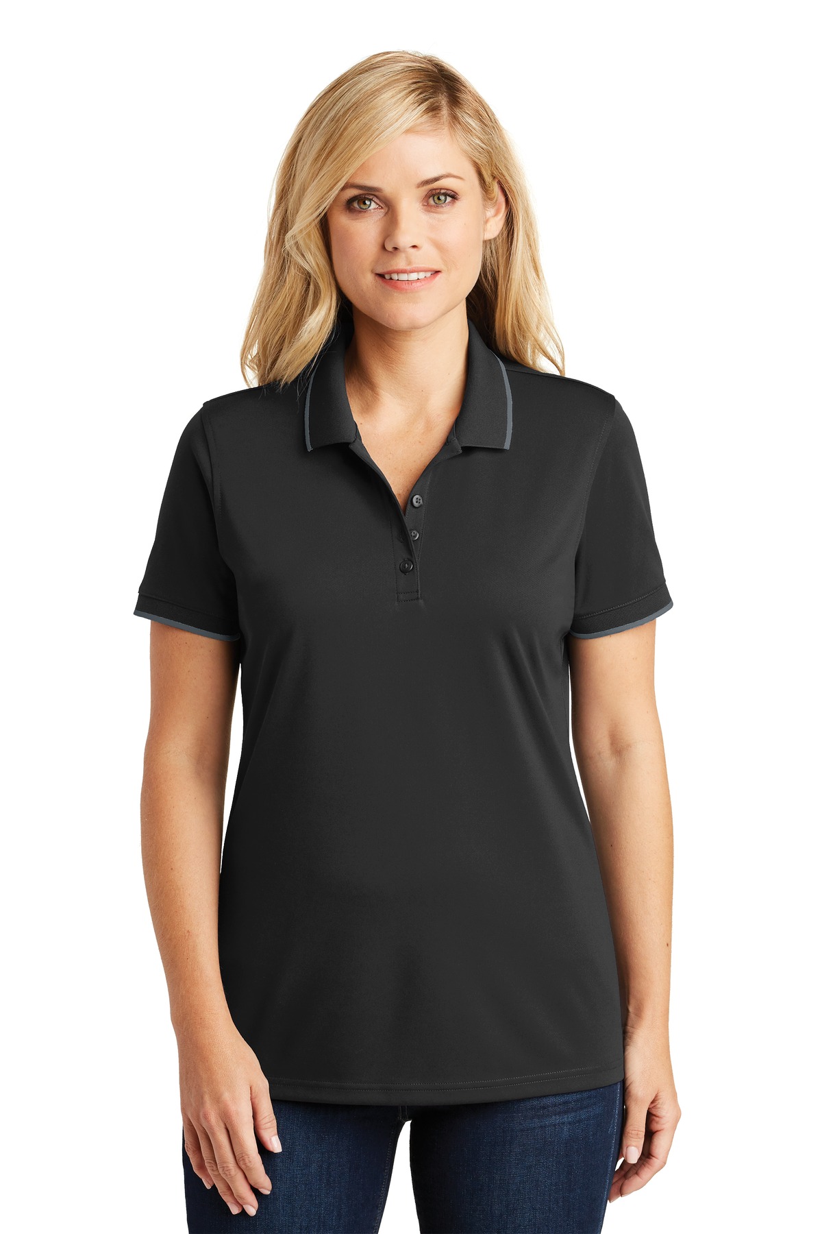 Women's Dry Zone UV Micro-Mesh Tipped Polo