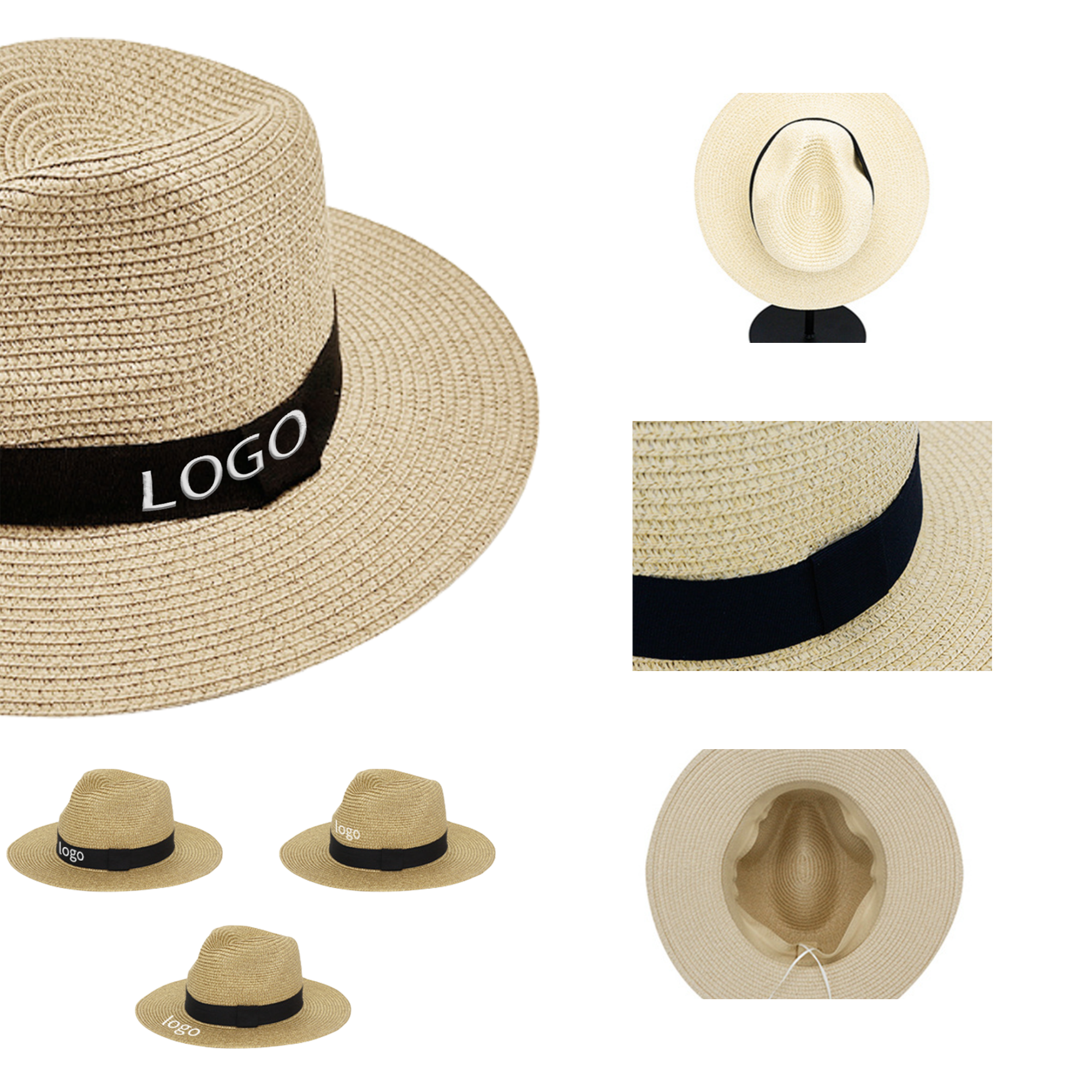 MOQ 10 PCS Sunshade Straw Hat 2