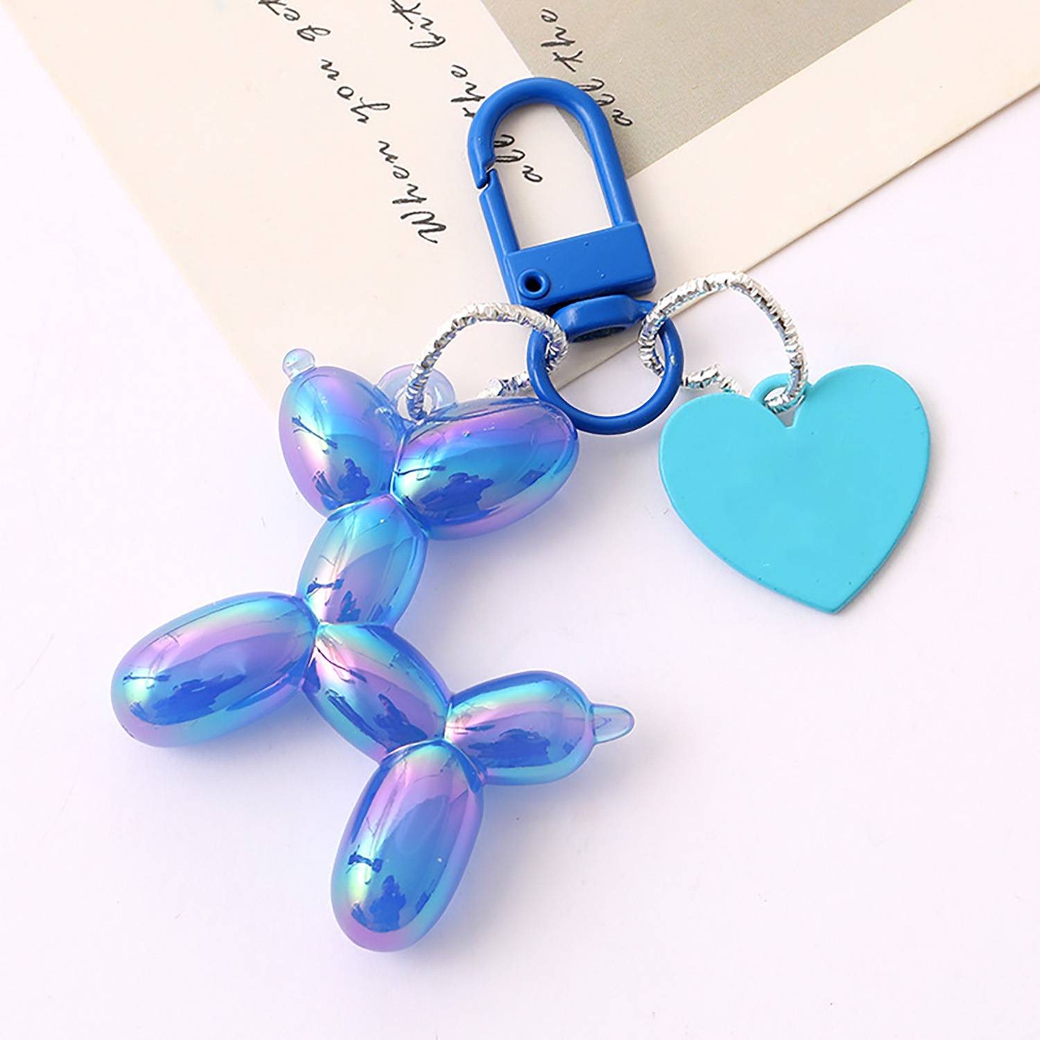 Balloon Dog Pendant Keychain 7
