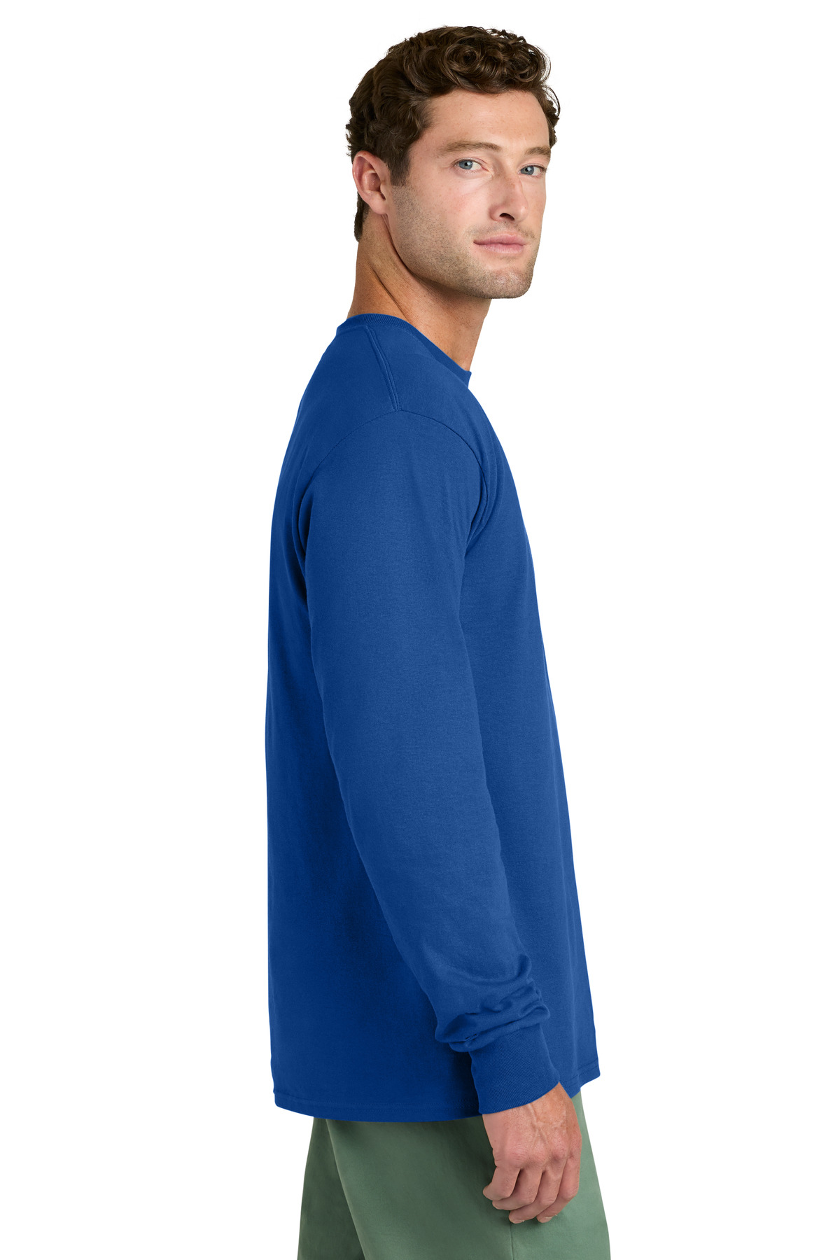 Port & Co Long Sleeve Core Cotton Tee. PC54LS 99