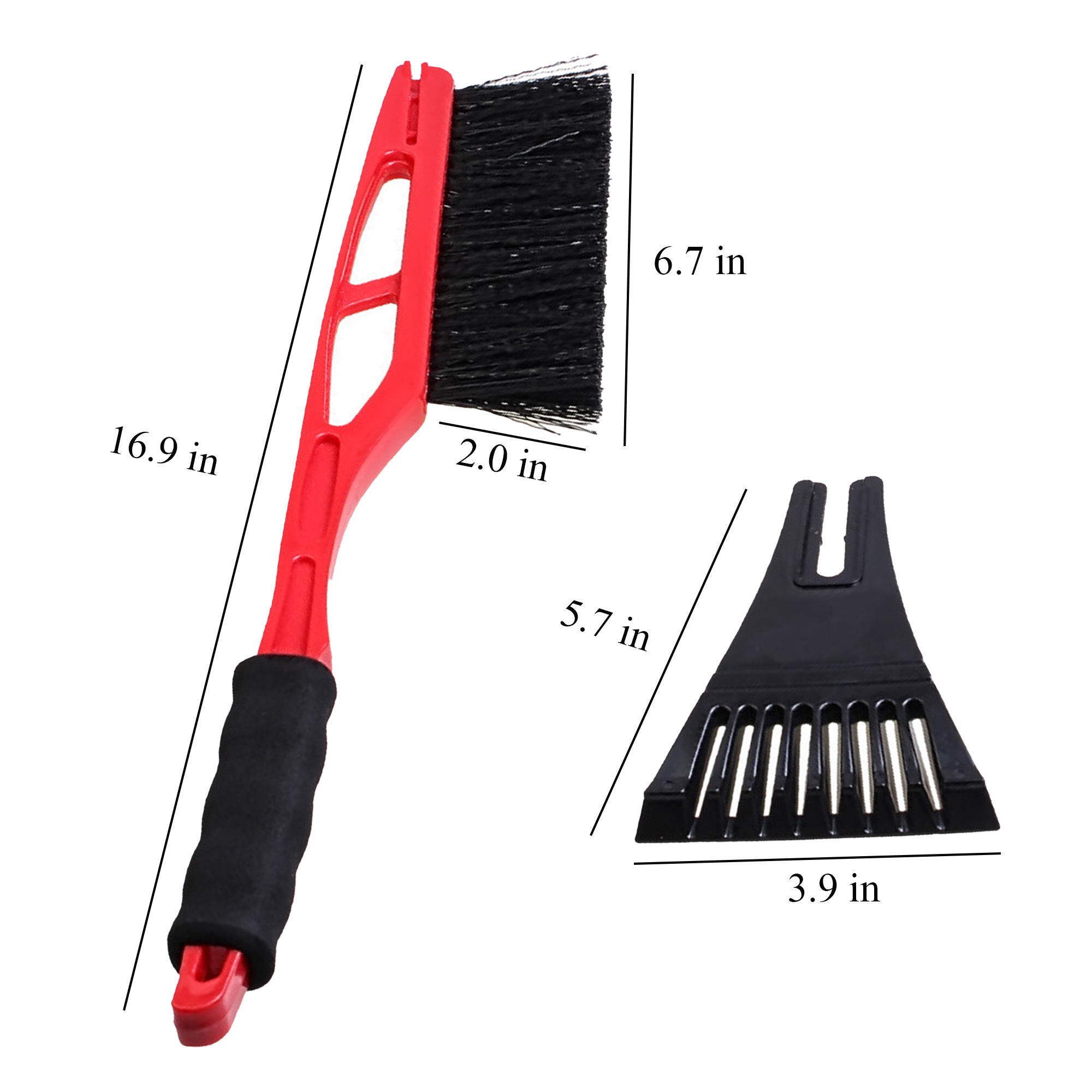 2-In-1 Snow Brush And Ice Scraper 2