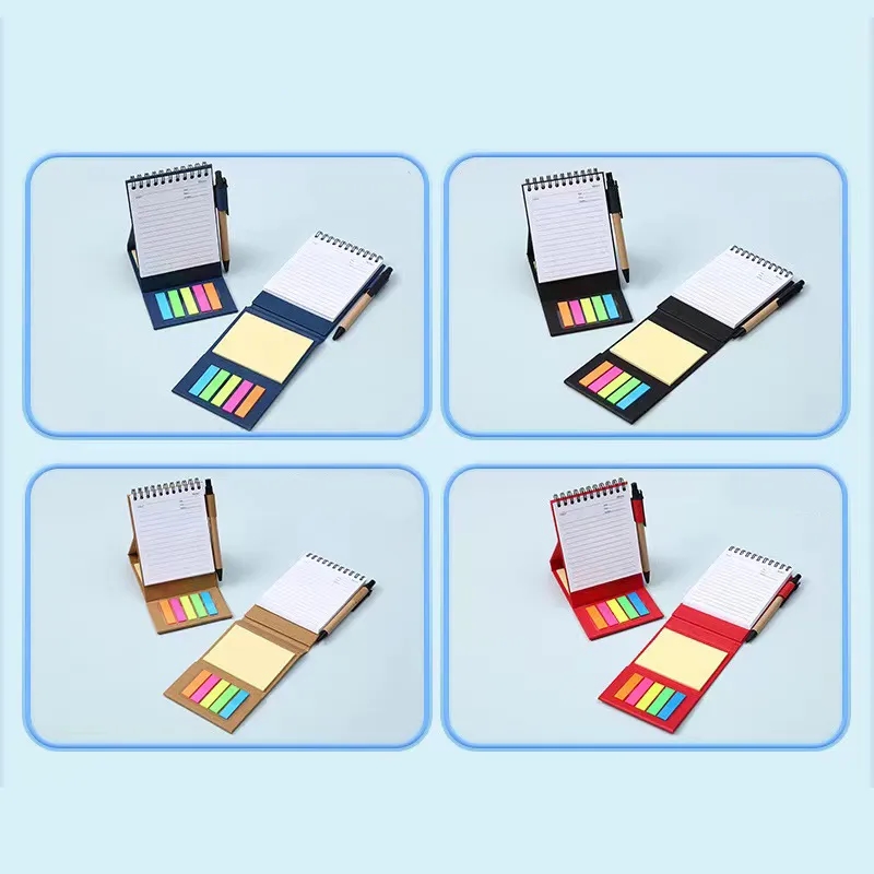 Custom Loose-leaf Standing Kraft Paper Note Book 1