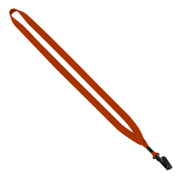 1/2" Polyester Lanyard with Plastic Bulldog Clip 31