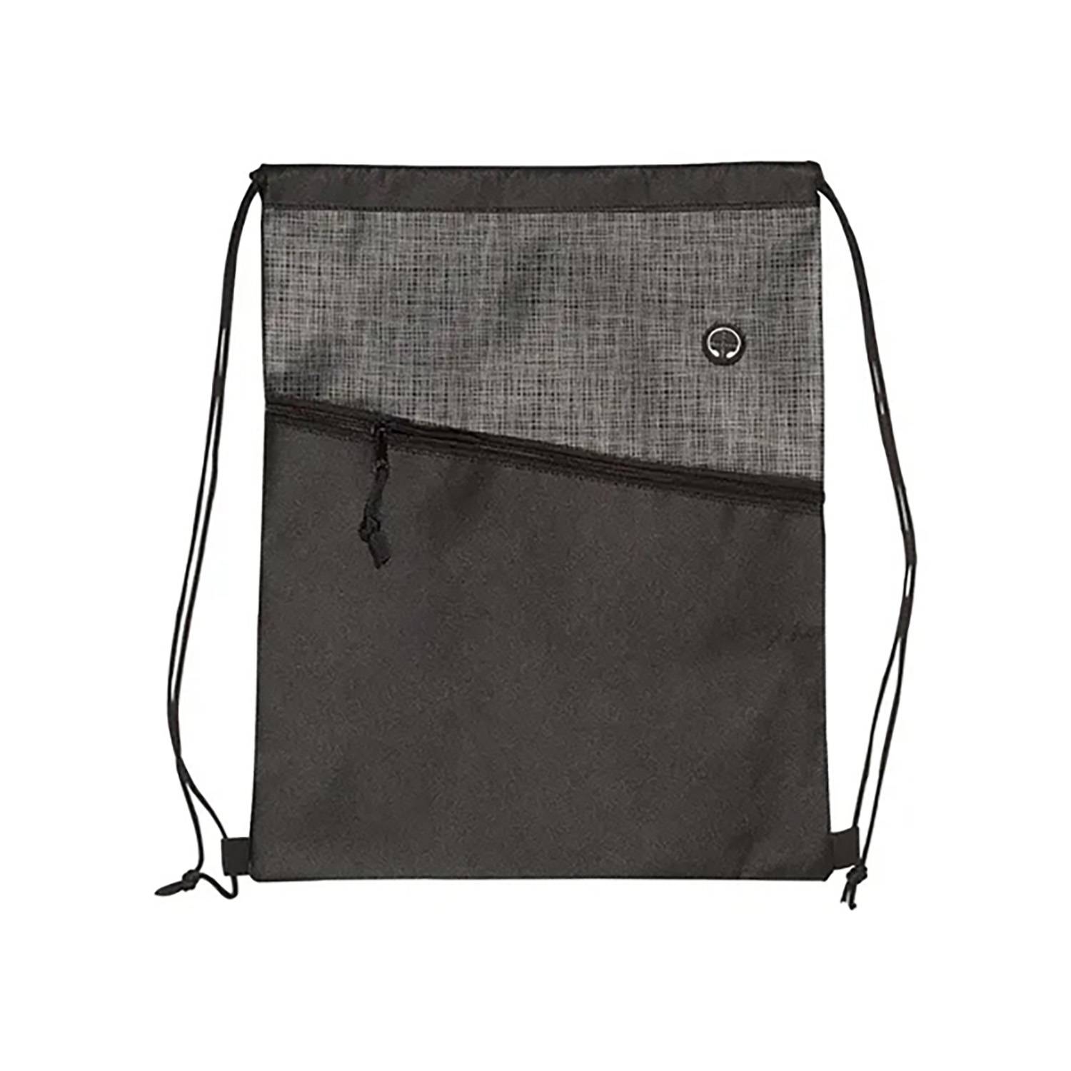 Heathered Non-Woven Drawstring Backpack 10