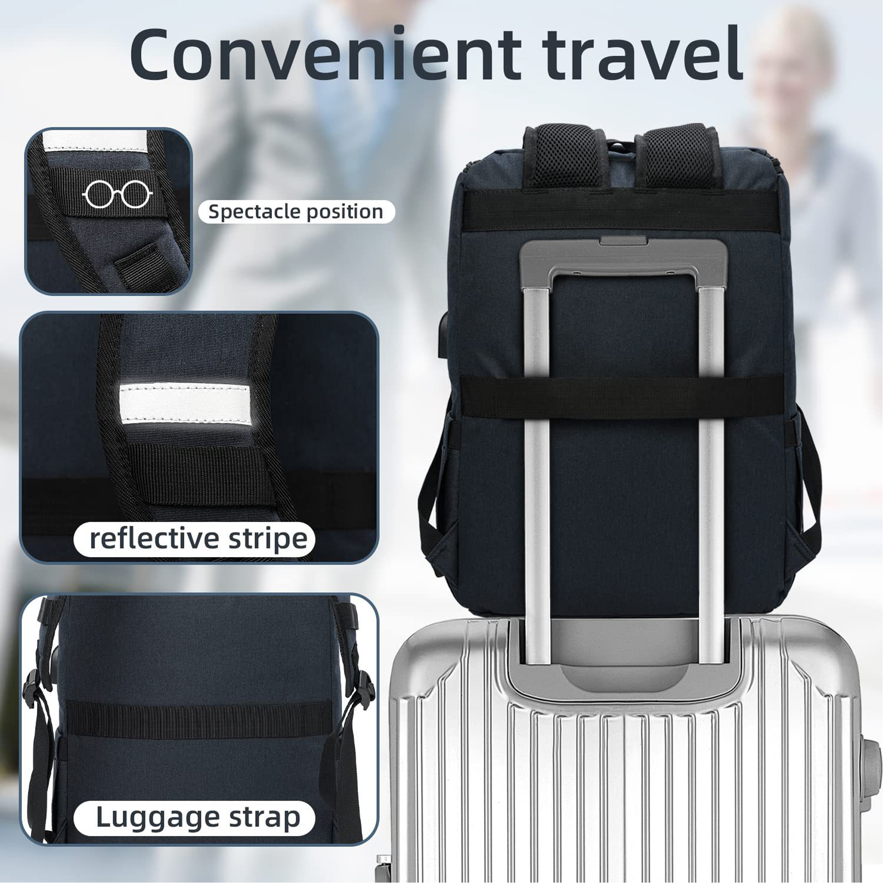 Vintage Travel Laptop Backpack 6