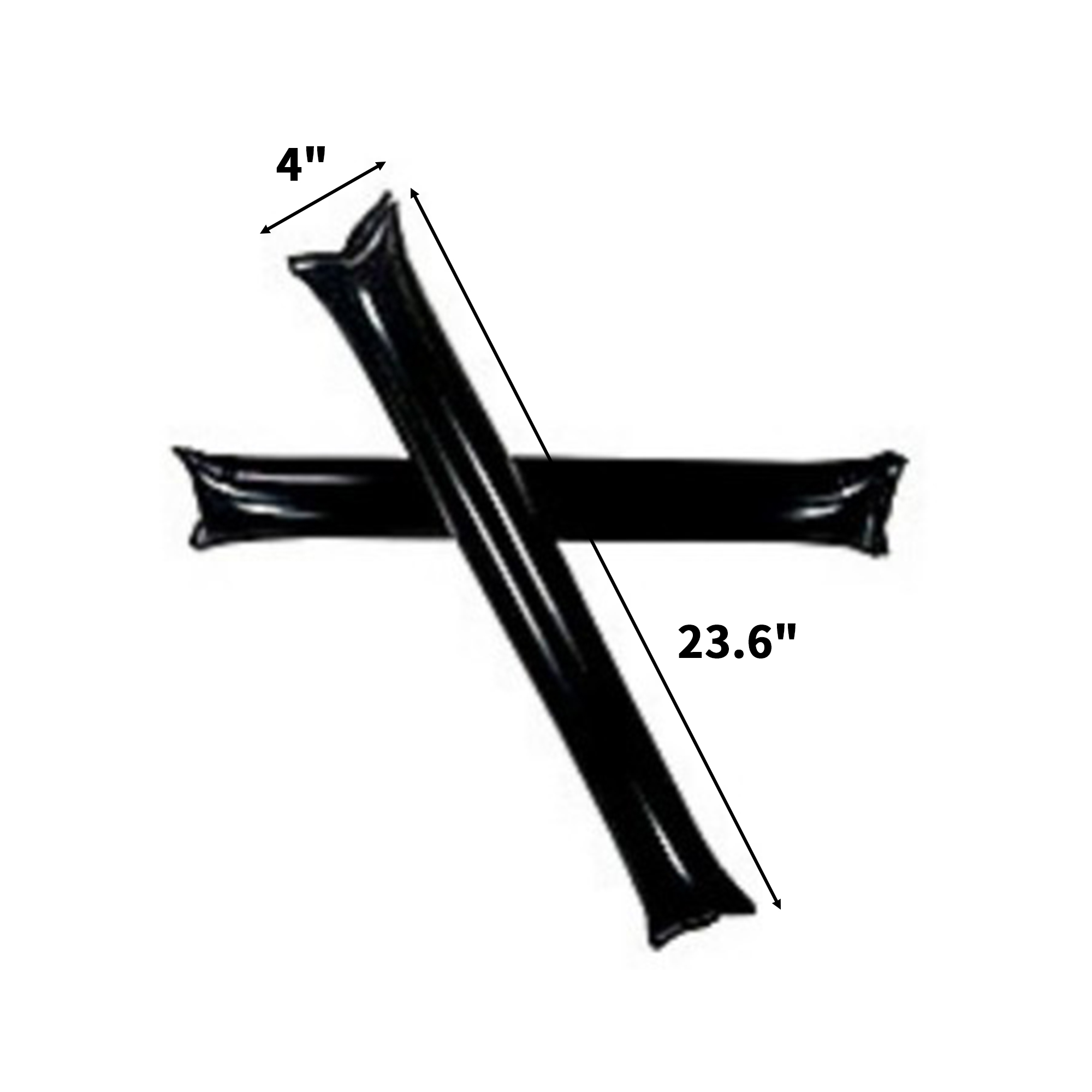 Inflatable Thunder Cheer Sticks With Blowpipe 1