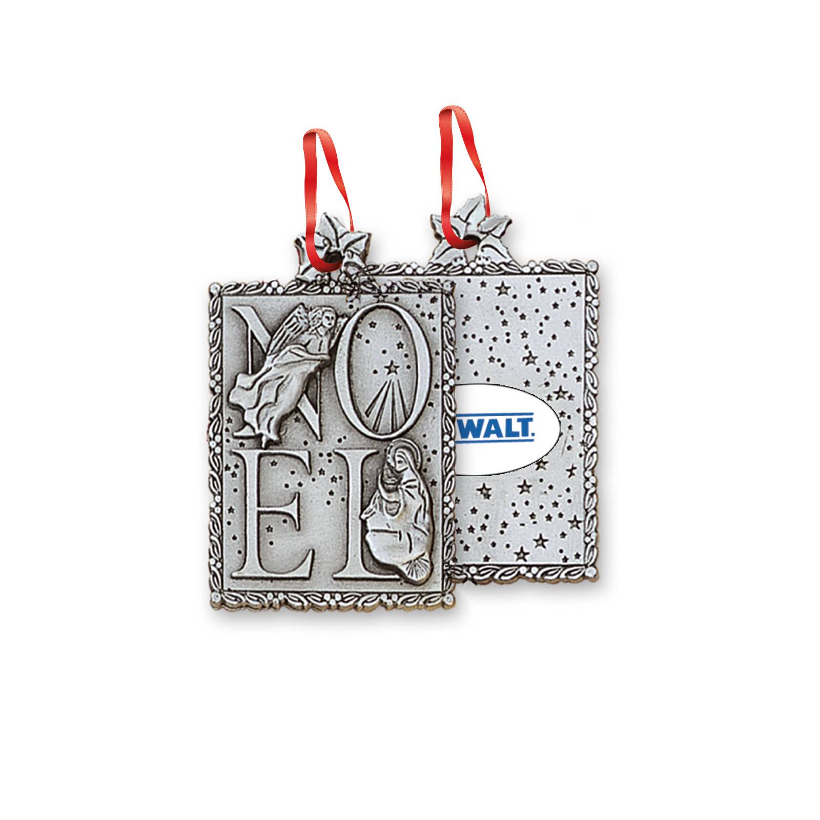 3D Ornament (2? x 1.5? Noel Rectangle)