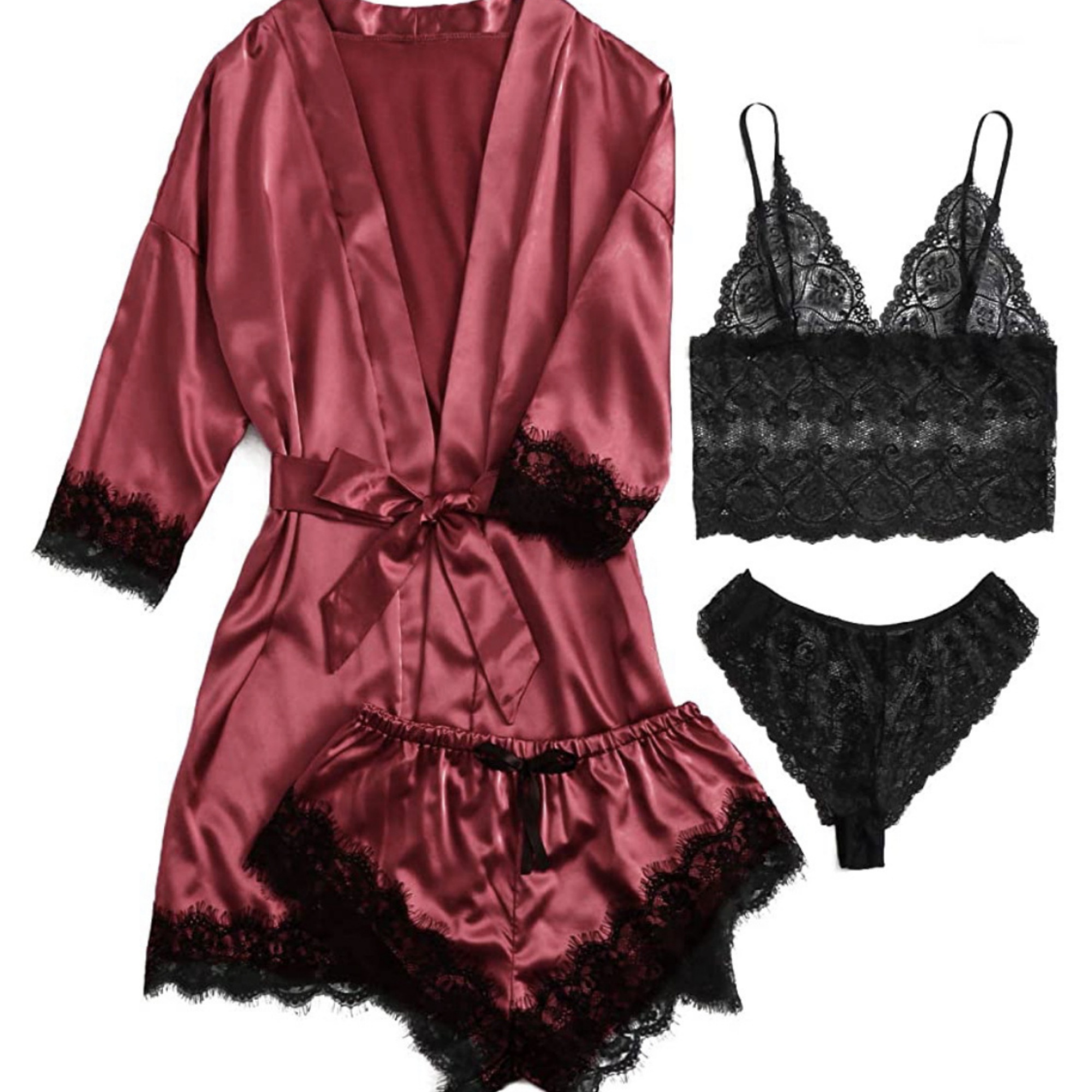 Four-Piece Pajama Set 5