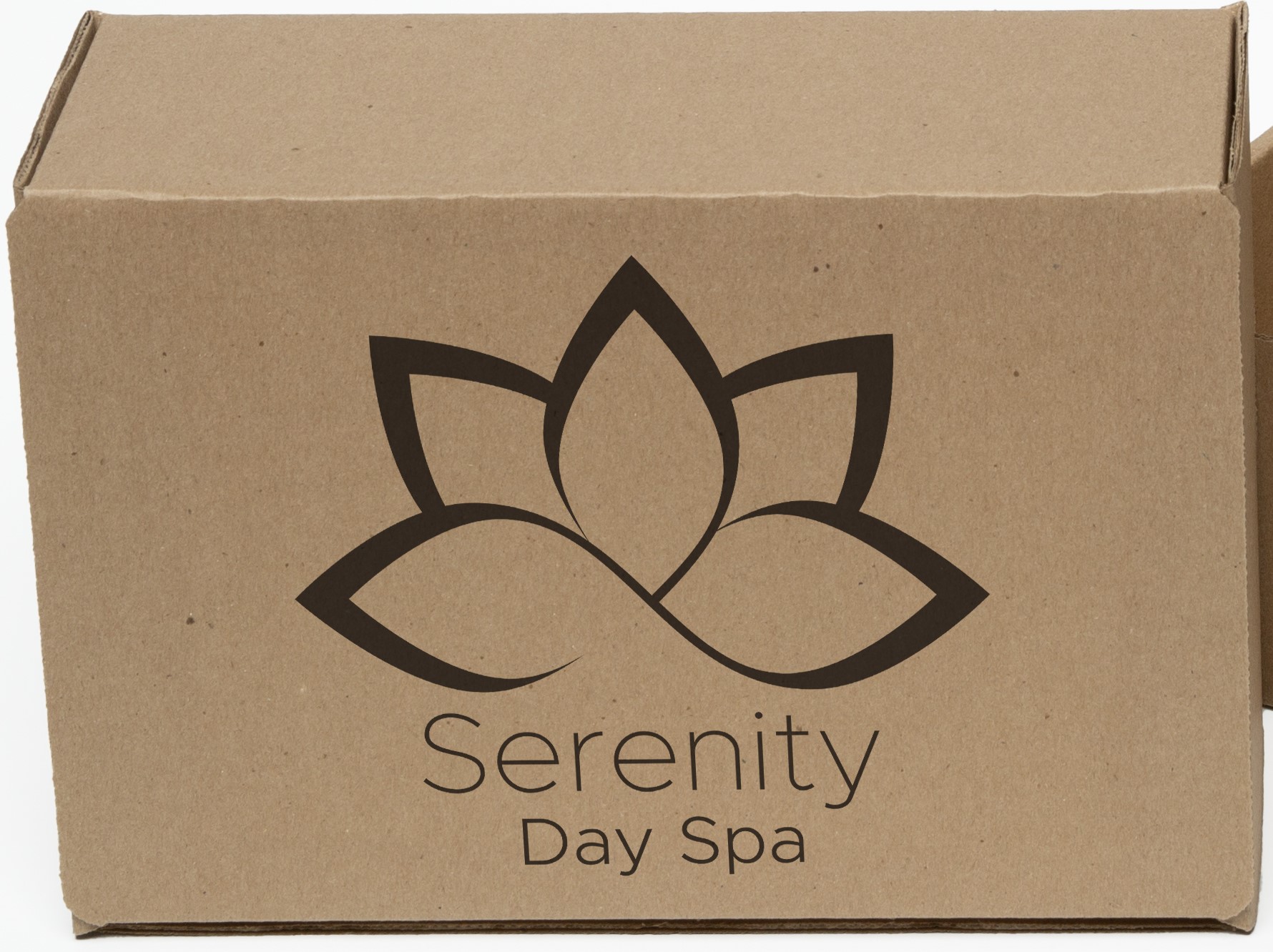 One Color Natural Display Mailer Box w/Outside Imprint (10" x 7" x 4")