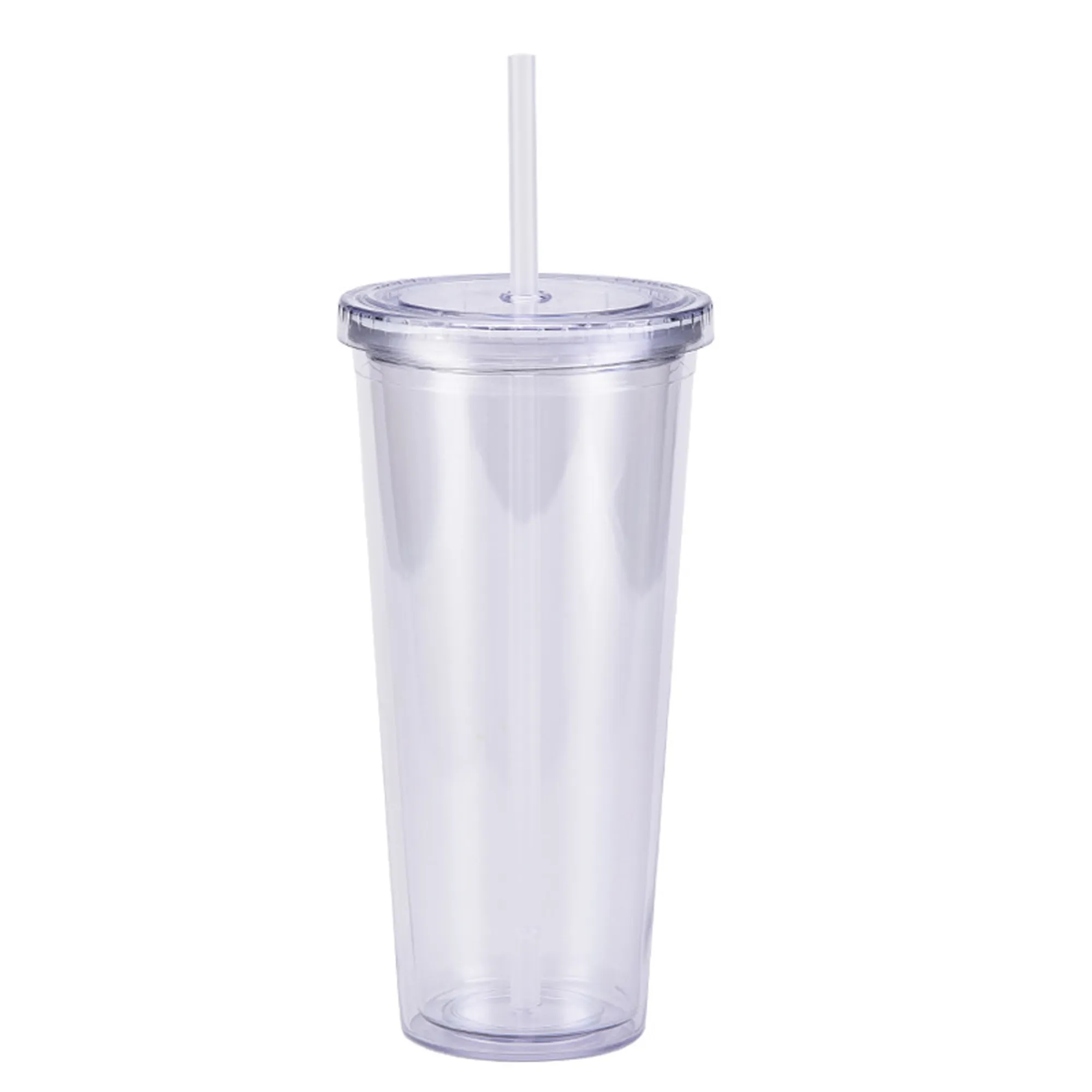 Custom 24oz AS Plastic Straw Cup 4
