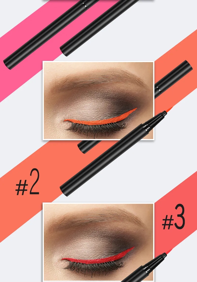 Professional Brush Tip Eyeliner Waterproof For Makeup Artists Salon Private Label 1