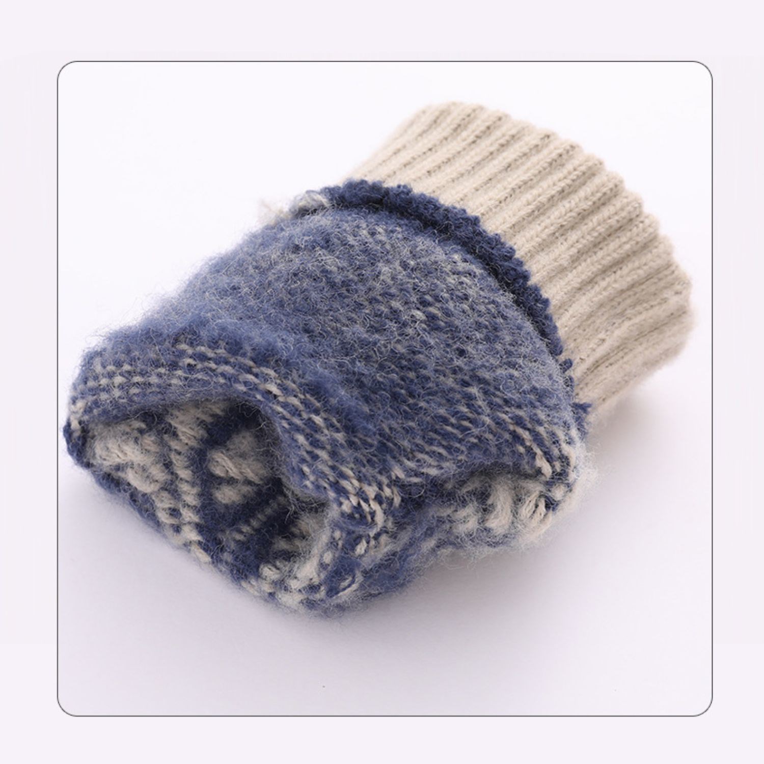 Cold Resistance Adult Male Gloves w/ 3 Finger Touch 5