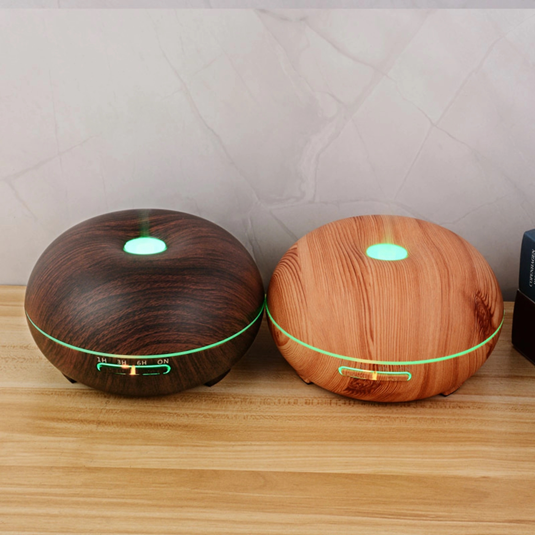 10 oz Wood Grain Oil Diffuser Humidifier 4