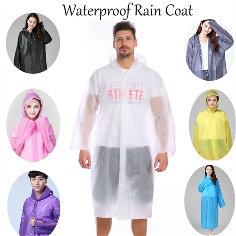 Translucent Adult Rain Coat 1