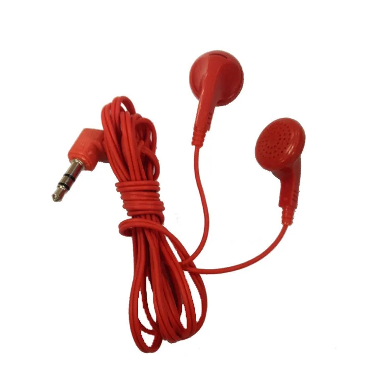 Red Blue Airline Disposable Earbuds 5