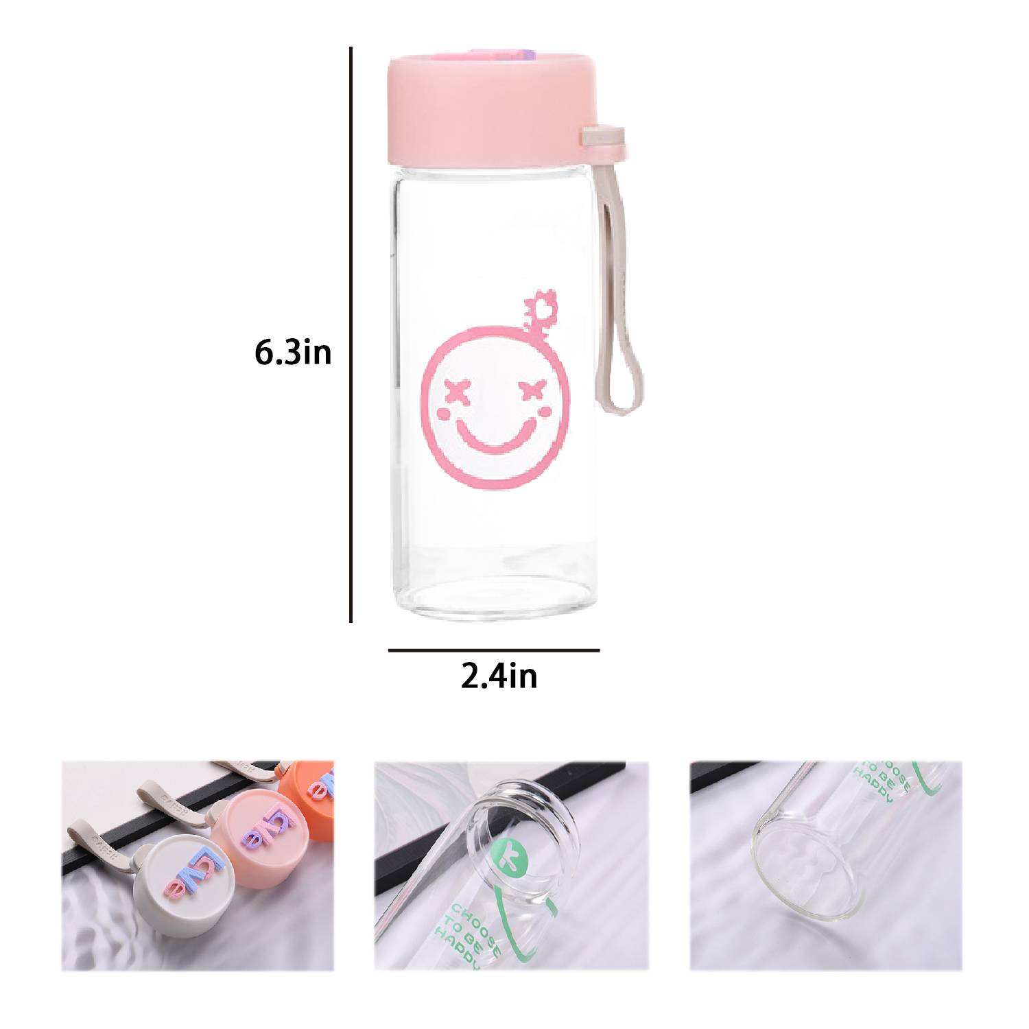 Extra-large capacity portable anti-drop plastic water cup 2