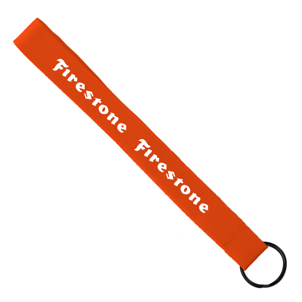 3/4" Sewn Polyester wrist Keychain with Metal Split-Ring 18