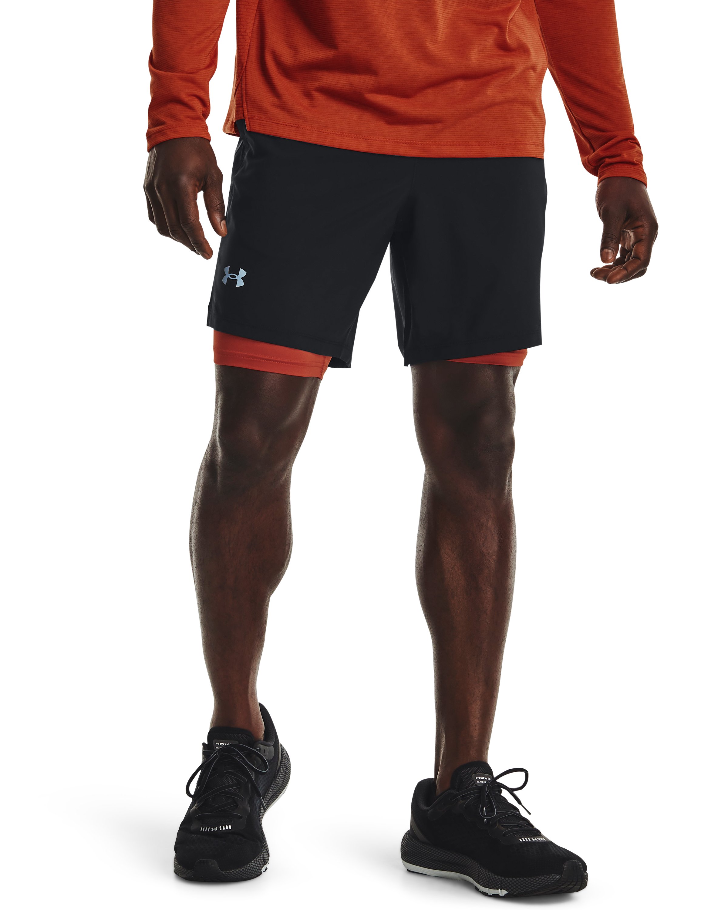 UA Launch Run Men's 2-in-1 Shorts 12
