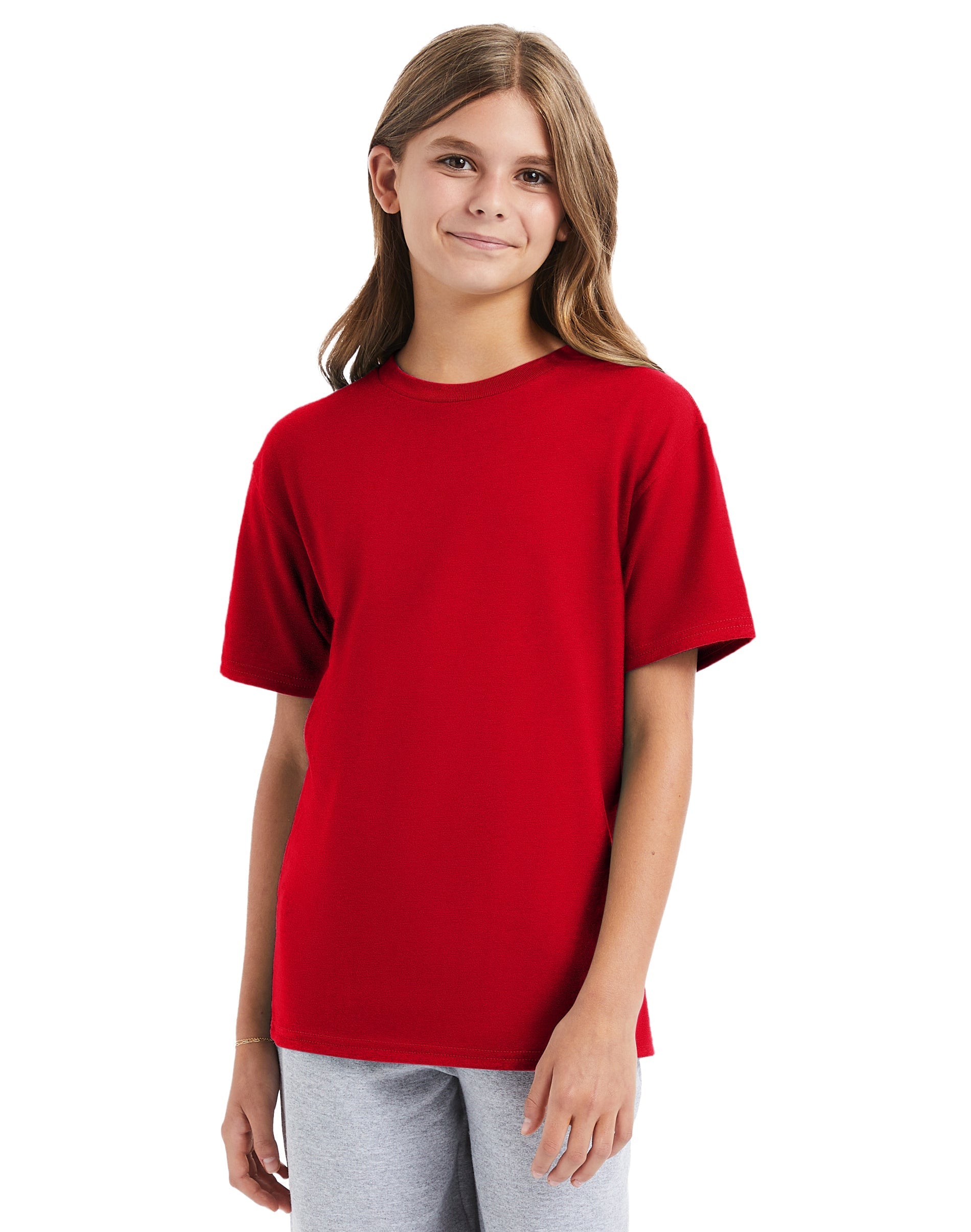 Hanes Perfect-T Youth Short Sleeve T-shirt 10
