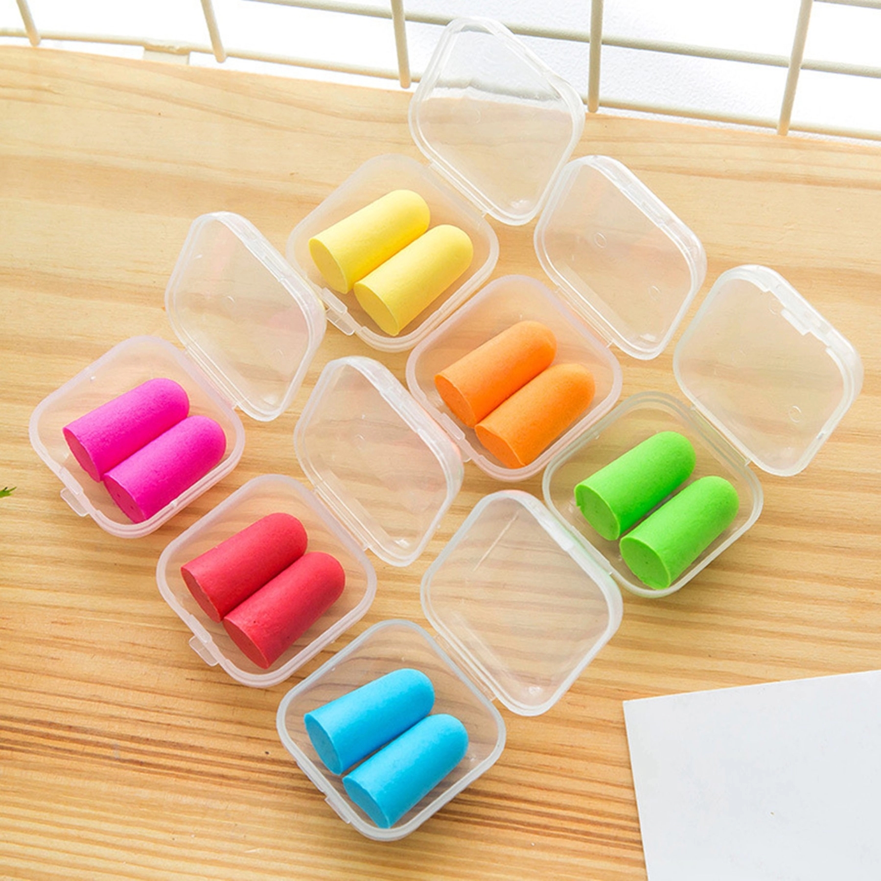 Anti-Noise Ear Plug In Square Case 4
