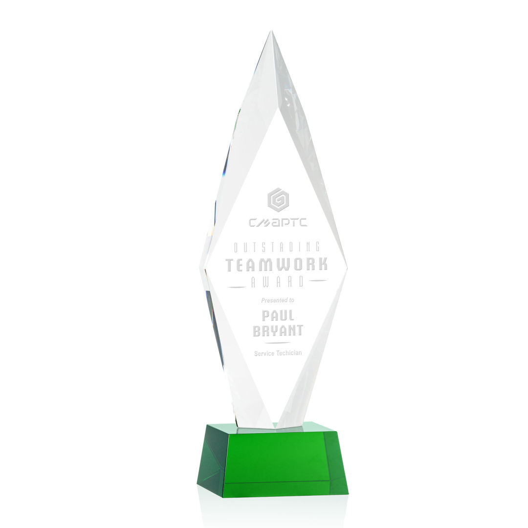 Manilow Award on Robson Base - Green 4