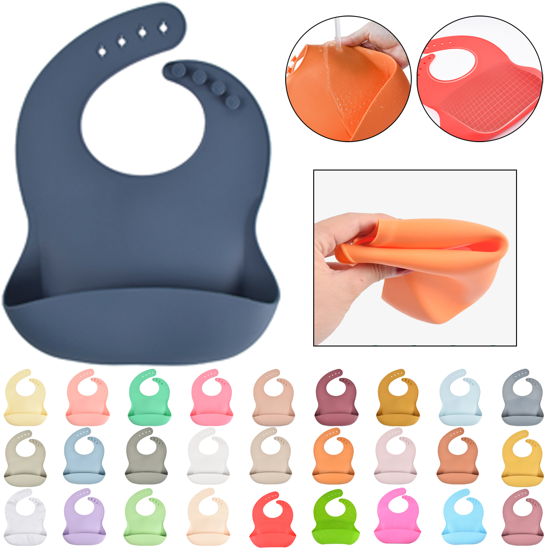 Silicone Bibs for Babies 1