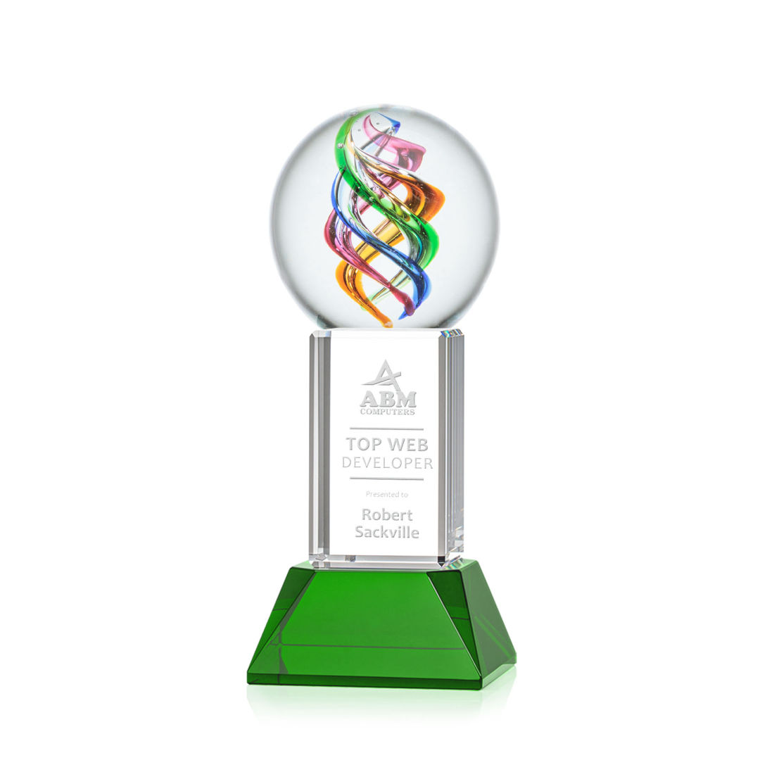 Galileo Award on Stowe Base - Green 1