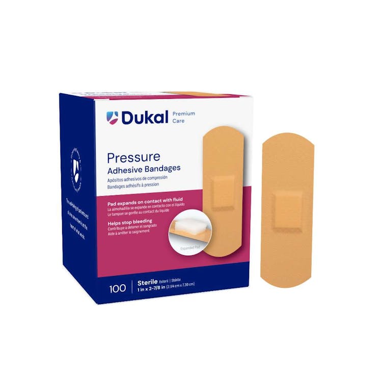 Pressure Adhesive Bandage 1" x 2 7/8" - 100 per Box 1