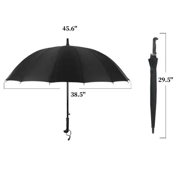 Automatic Open 45-Inch Windproof Umbrella with 16 Ribs 14