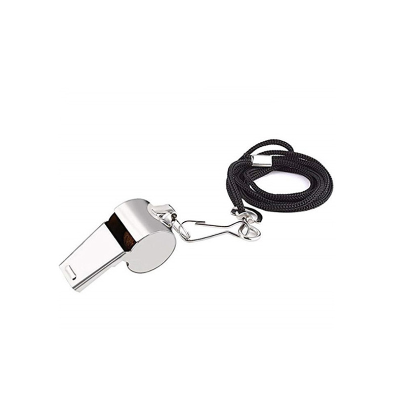 Metal Whistle With Lanyard 2